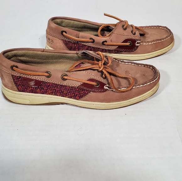 SPERRY TOP SIDER ANGELFISH MESH BOHO FABRIC LOAFER SLIPON BOAT SHOES - Picture 1 of 8